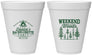 Personalized Bachelorette 12 oz Foam Cups - Camping | 60094