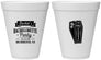 Personalized Bachelorette 12 oz Foam Cups - Rip Single Life | 60096