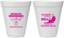 Personalized Bachelorette 12 oz Foam Cups - Raising A Little Hell | 60104