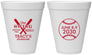 Personalized Bachelorette 12 oz Foam Cups - Final Swing Before Ring | 60109