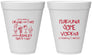 Personalized Bachelorette 12 oz Foam Cups - Lets Get Wasted | 60119