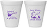 Personalized Bachelorette 12 oz Foam Cups - Save Water Drink Wine | 60120