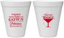 Personalized Bachelorette 12 oz Foam Cups - Bad And Boozie | 60121