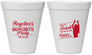 Personalized Bachelorette 12 oz Foam Cups - Drink Dance On Bar | 60122