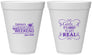 Personalized Bachelorette 12 oz Foam Cups - About To Get Real | 60123