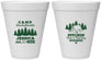 Personalized Bachelorette 12 oz Foam Cups - Camping | 60124