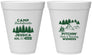 Personalized Bachelorette 12 oz Foam Cups - Camping | 60125