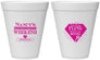 Personalized Bachelorette 12 oz Foam Cups - Final Fling Before The Ring | 60129