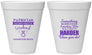 Personalized Bachelorette 12 oz Foam Cups - Something Borrowed | 60130