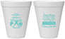 Personalized Bachelorette 12 oz Foam Cups - Something Borrowed | 60132