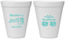 Personalized Bachelorette 12 oz Foam Cups - Beach | 60135