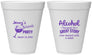 Personalized Bachelorette 12 oz Foam Cups - Alcohol | 60138