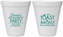 Personalized Bachelorette 12 oz Foam Cups - Toast And Roast | 60153