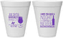 Personalized Bachelorette 12 oz Foam Cups - Night Never Remember | 60160