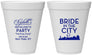 Personalized Bachelorette 12 oz Foam Cups - New York | 60162