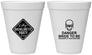 Personalized Bachelorette 12 oz Foam Cups - Danger Bride To Be | 60165