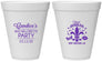 Personalized Bachelorette 12 oz Foam Cups - New Orleans | 60166