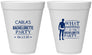 Personalized Bachelorette 12 oz Foam Cups - What Happens | 60172
