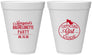 Personalized Bachelorette 12 oz Foam Cups - Official Girl Code | 60176