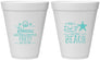 Personalized Bachelorette 12 oz Foam Cups - Beach | 60183