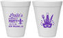 Personalized Bachelorette 12 oz Foam Cups - Mardi Gras | 60185