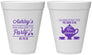 Personalized Bachelorette 12 oz Foam Cups - Teapot | 60189