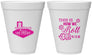 Personalized Bachelorette 12 oz Foam Cups - Las Vegas | 60191