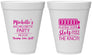 Personalized Bachelorette 12 oz Foam Cups - Las Vegas | 60195
