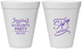 Personalized Bachelorette 12 oz Foam Cups - Sip Happens | 60197