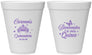 Personalized Quinceanera 12 oz Foam Cups - Bienvenidos A Mis Quince | 70005