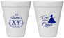 Personalized Quinceanera 12 oz Foam Cups - Once Upon A Quince | 70011