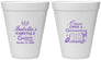 Personalized Quinceanera 12 oz Foam Cups - Once Upon A Quince | 70013