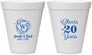 Personalized Anniversary 12 oz Foam Cups - Cheers To 20 Years | 80001