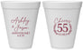 Personalized Anniversary 12 oz Foam Cups - Cheers To 55 Years | 80008