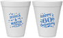 Personalized Anniversary 12 oz Foam Cups - Cheers To 60 Years | 80009