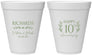 Personalized Anniversary 12 oz Foam Cups - 10th Wedding | 80010