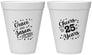 Personalized Anniversary 12 oz Foam Cups - Cheers To 25 Years | 80012