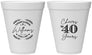Personalized Anniversary 12 oz Foam Cups - Cheers To 40 Years | 80015