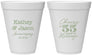 Personalized Anniversary 12 oz Foam Cups - Cheers To 55 Years | 80018