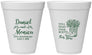 Personalized Anniversary 12 oz Foam Cups - 25th Wedding | 80022