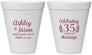 Personalized Anniversary 12 oz Foam Cups - 35 Years Of Marriage | 80024