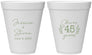 Personalized Anniversary 12 oz Foam Cups - Cheers To 45 Years | 80026