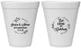 Personalized Anniversary 12 oz Foam Cups - 50th Wedding | 80027