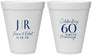 Personalized Anniversary 12 oz Foam Cups - 60 Years Of Marriage | 80029