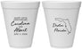 Personalized Anniversary 12 oz Foam Cups - 20th Wedding | 80031