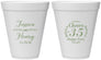 Personalized Anniversary 12 oz Foam Cups - Cheers To 35 Years | 80034
