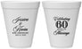 Personalized Anniversary 12 oz Foam Cups - 60 Years Of Marriage | 80039