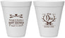 Personalized Baby Shower 12 oz Foam Cups - It’s A Doe Antler | 90001