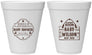 Personalized Baby Shower 12 oz Foam Cups - Gender Reveal Buck Or Doe | 90002
