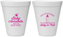 Personalized Baby Shower 12 oz Foam Cups - Drink Baby In Pink | 90014